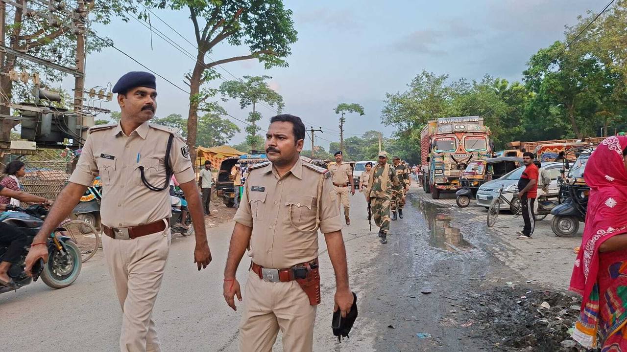 Bihar Police personnel on duty (file photo)