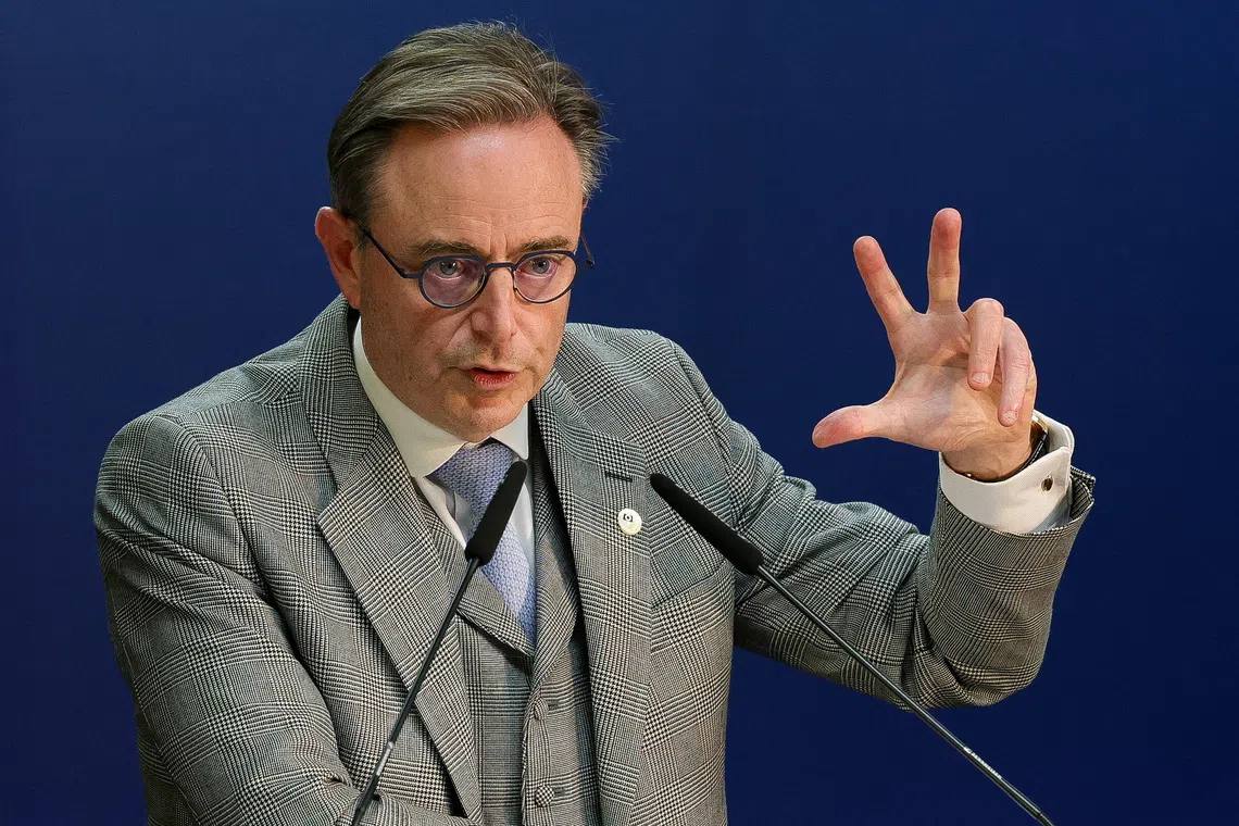 Belgian Prime Minister Bart De Wever at an EU summit