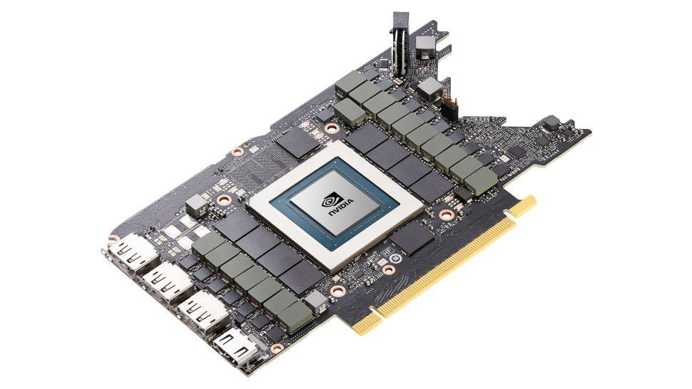 A Nvidia RTX graphics card in a computer (file photo)