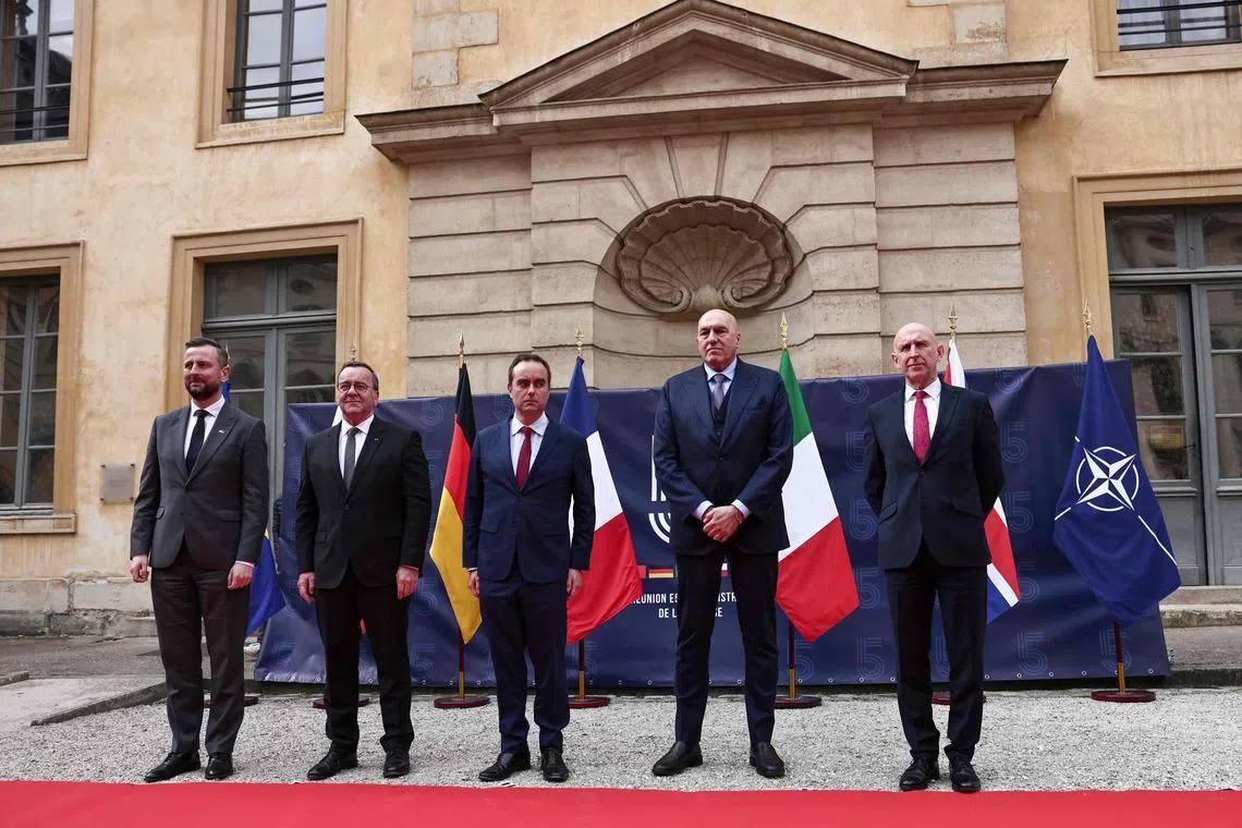 European defence ministers meeting to discuss Ukraine and rearmament