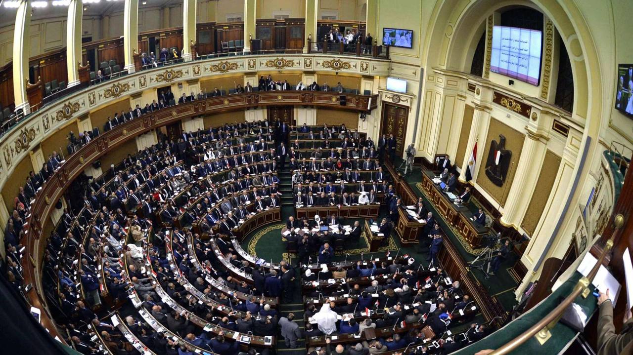 Egypt's parliament building in Cairo