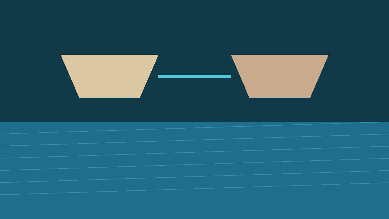 Editorial illustration of a disputed maritime boundary in the Mediterranean