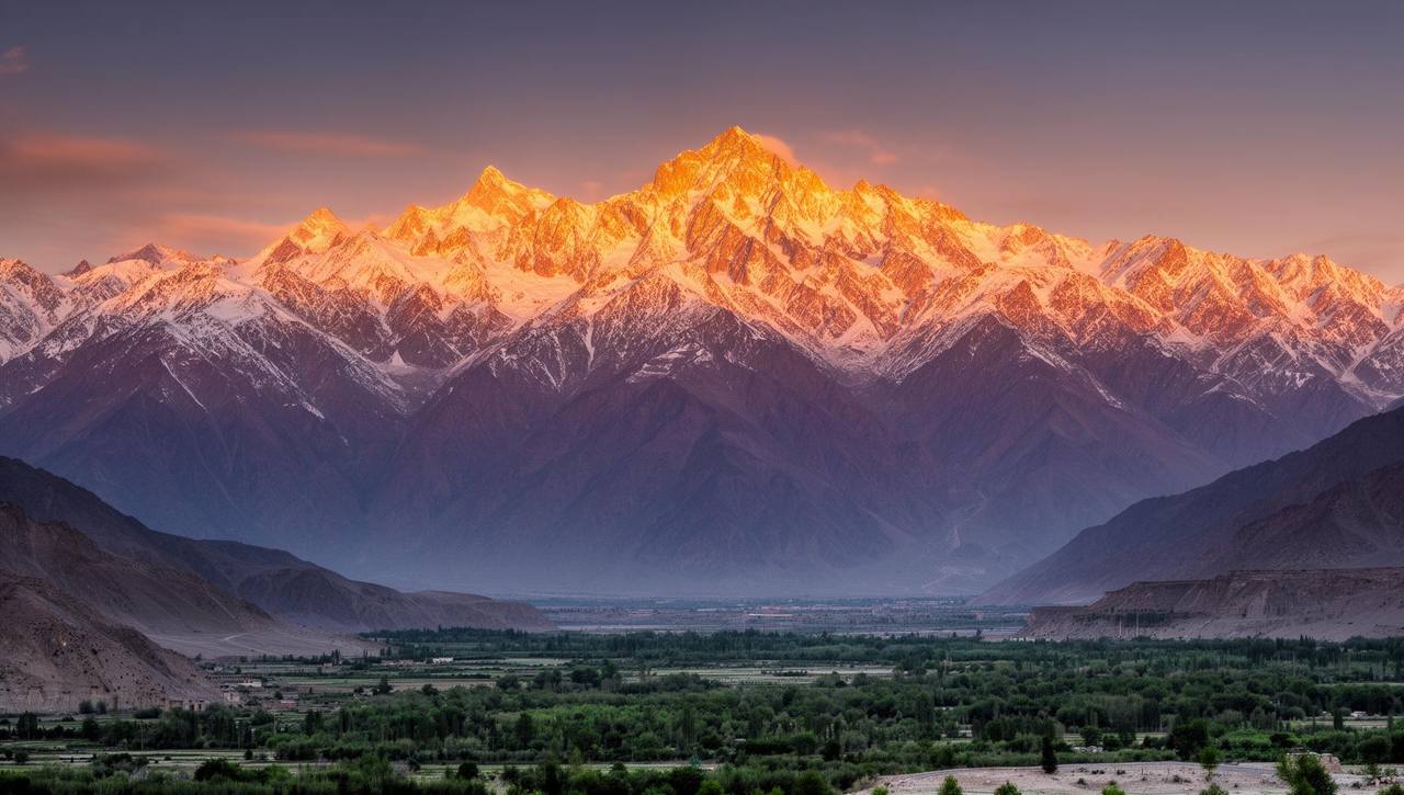 The Hindu Kush mountains in Afghanistan, the region where a magnitude 5.2 earthquake struck on Sunday