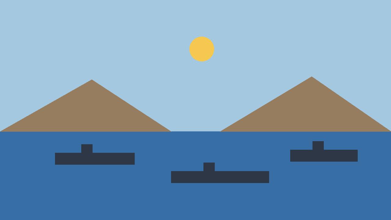 Editorial illustration of a narrow strait between rocky coasts with generic tanker silhouettes — flat style, no real vessel or person depicted