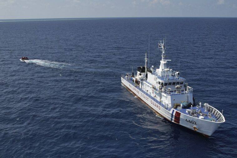 A vessel in the West Philippine Sea in a file photo