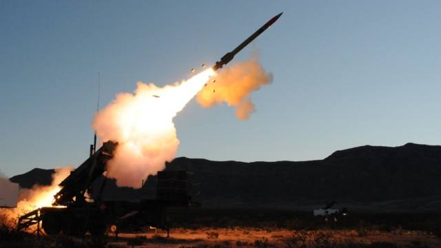 A Patriot air-defence missile system in a file photo