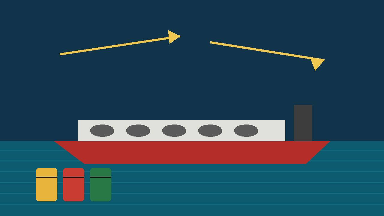 Editorial illustration of a diesel tanker at sea with fuel barrels and route arrows, for Russian diesel exports resuming to Turkey and Brazil