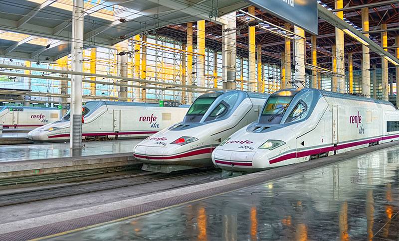 A high-speed train in Spain (file photo)