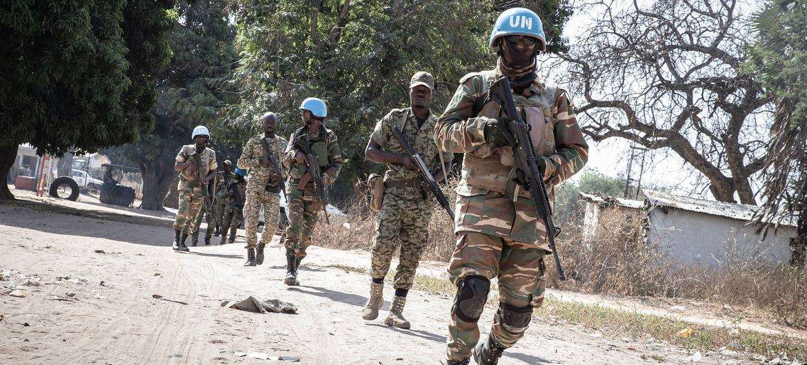 UN MINUSCA peacekeepers in the Central African Republic (UN file photo)