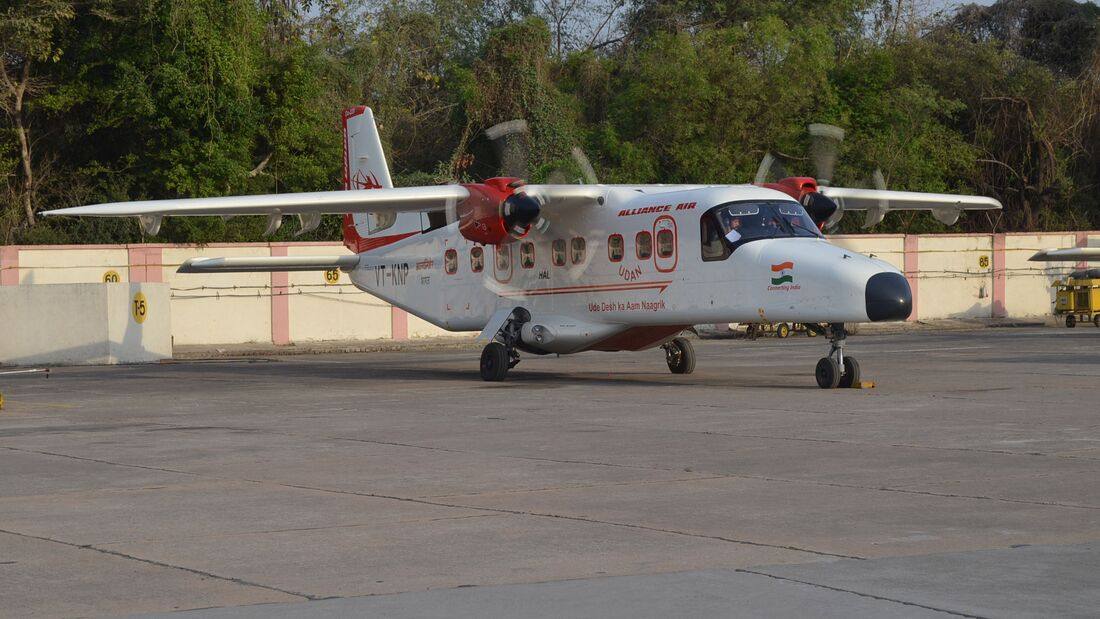 Alliance Air HAL Do-228 regional aircraft of the type flying UDAN routes (file photo)
