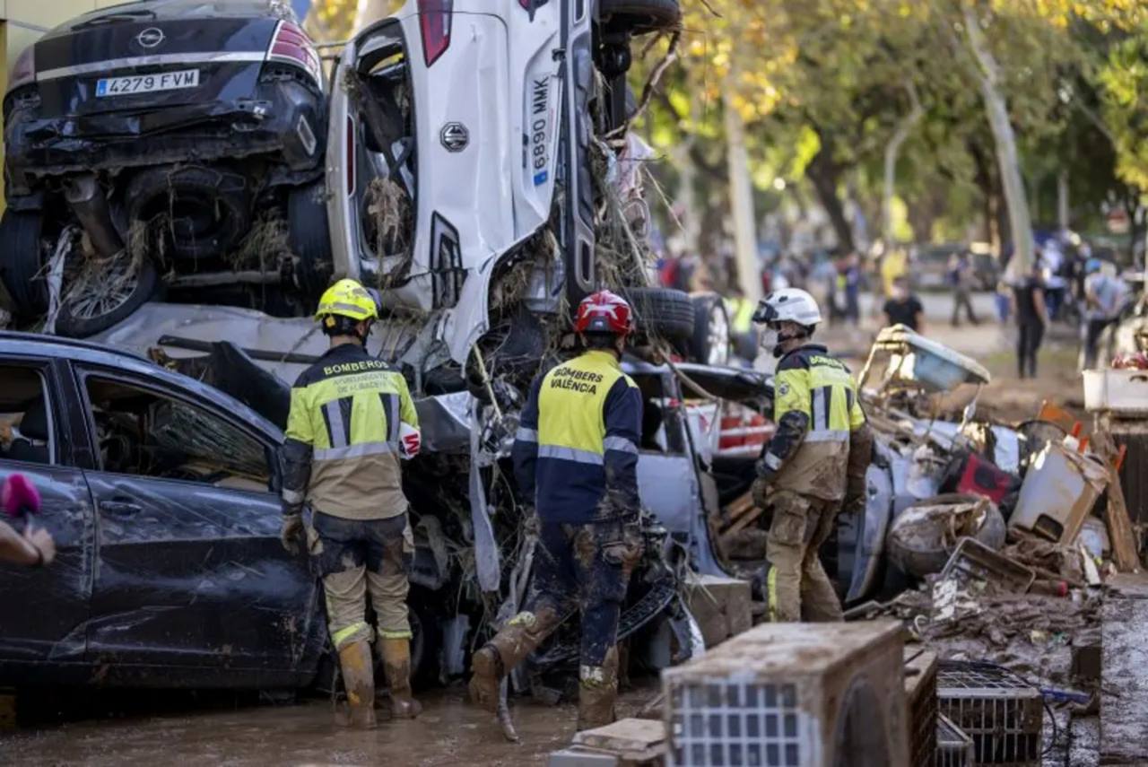 Flooding in Valencia, Spain, in 2024 (file photo)