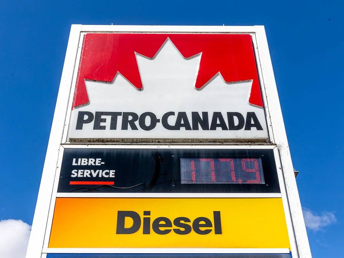 A Petro-Canada price sign (file photo)