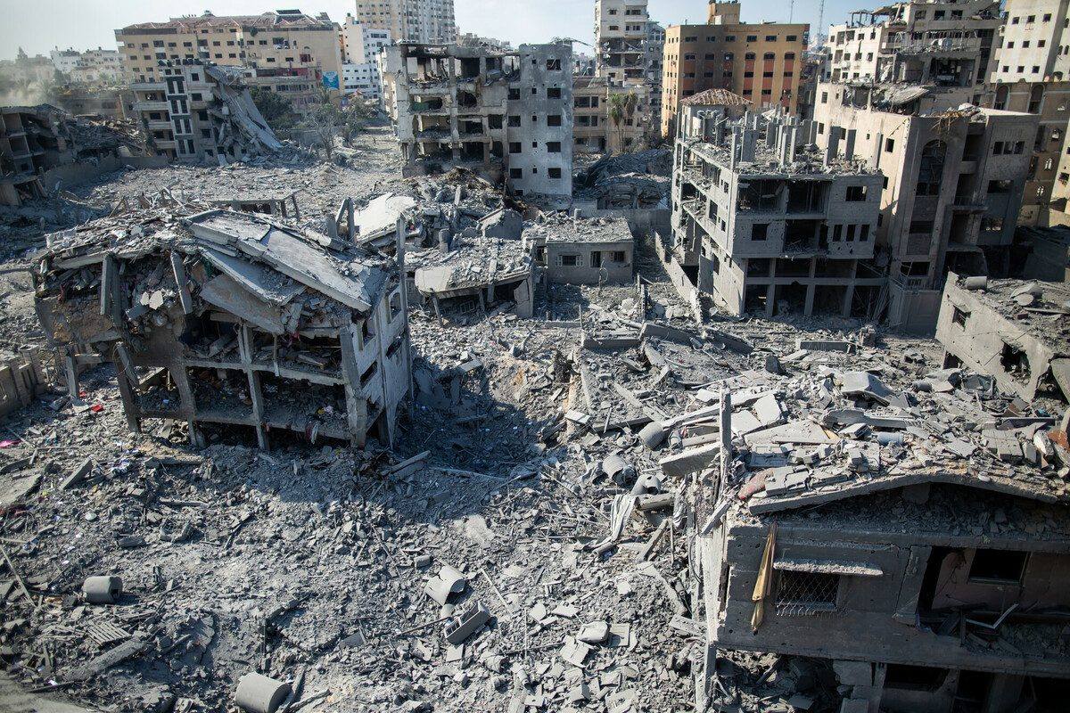 Destroyed buildings in Gaza City (file photo)