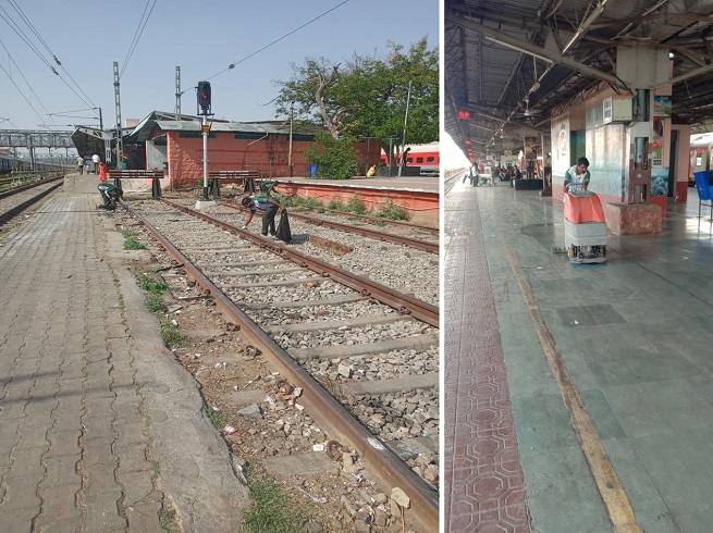 Kota railway station in Rajasthan (file photo)