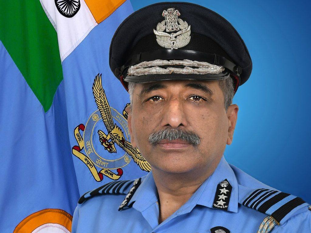 Official portrait of Air Chief Marshal Ashutosh Dixit in Indian Air Force uniform