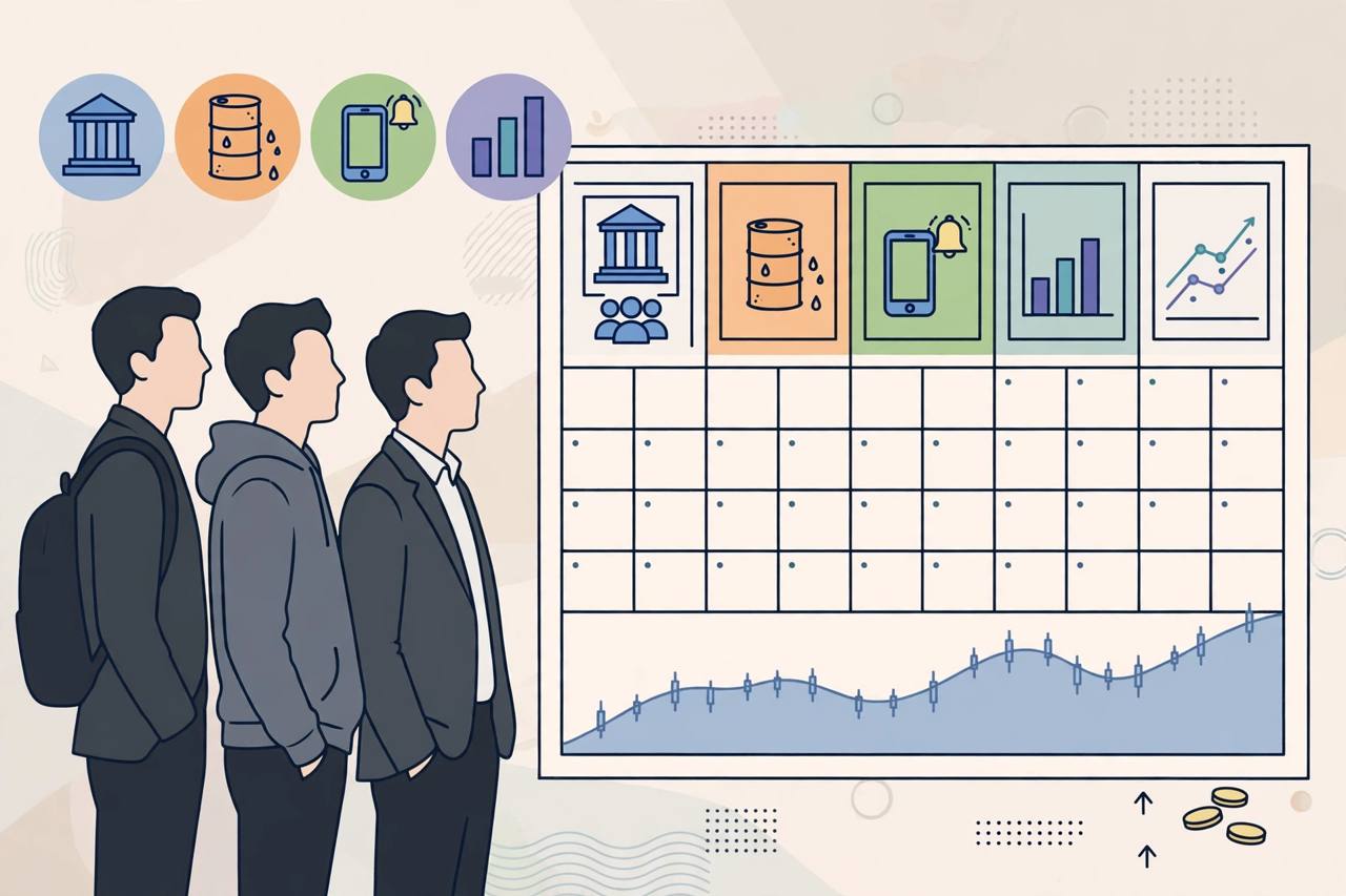 After a weak week for the Sensex and Nifty, markets will watch the US Fed meeting, crude oil above $116 and the Jio Platforms listing on October 28. (Editorial illustration)