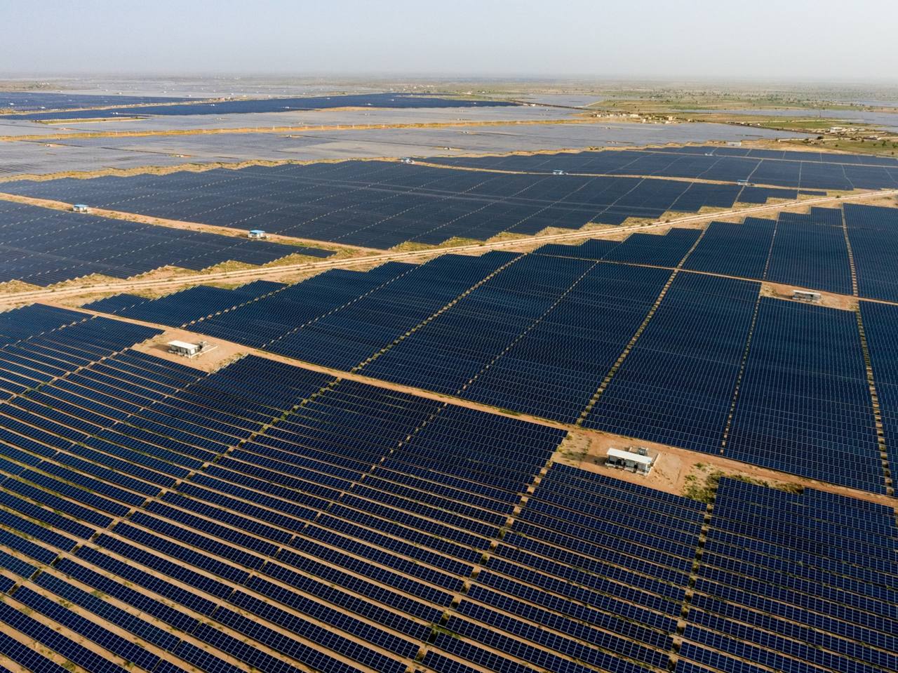 Solar panels at Bhadla Solar Park in Rajasthan, where NTPC will test 247Solar thermal technology for round-the-clock power