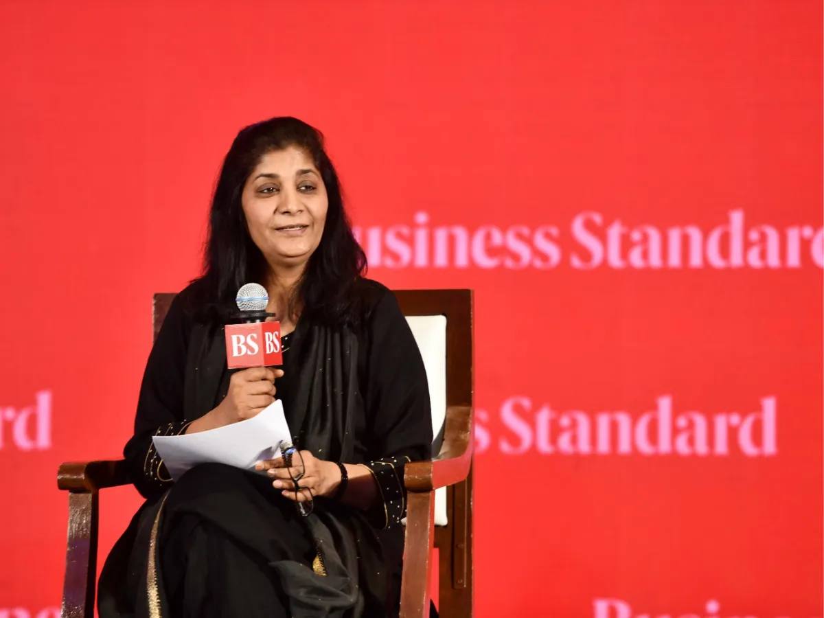 RBI Deputy Governor Poonam Gupta speaking at a Business Standard event in Mumbai