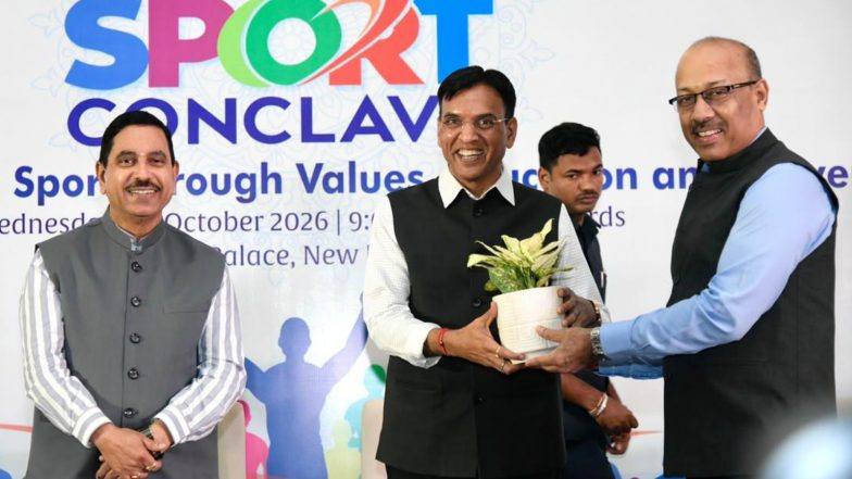 Union Sports Minister Mansukh Mandaviya at the NADA India Clean Sport Conclave in New Delhi, where the Sports and Education Ministries exchanged an MoU with UNESCO