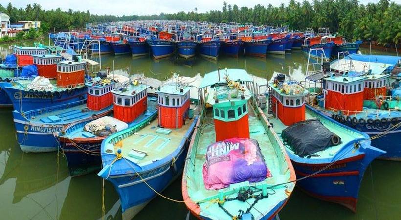 Fishing boats moored at Sakthikulangara harbour in Kollam, Kerala (file photo)