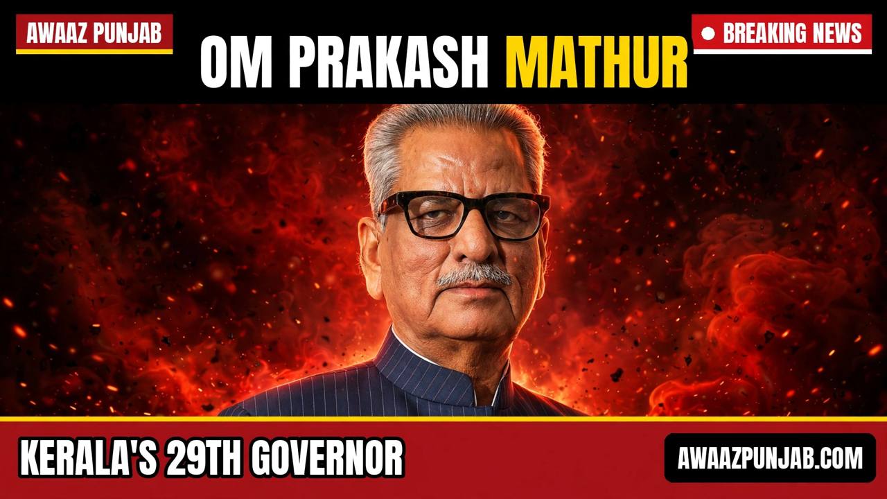 Om Prakash Mathur, who was sworn in as the 29th Governor of Kerala in Thiruvananthapuram on Friday