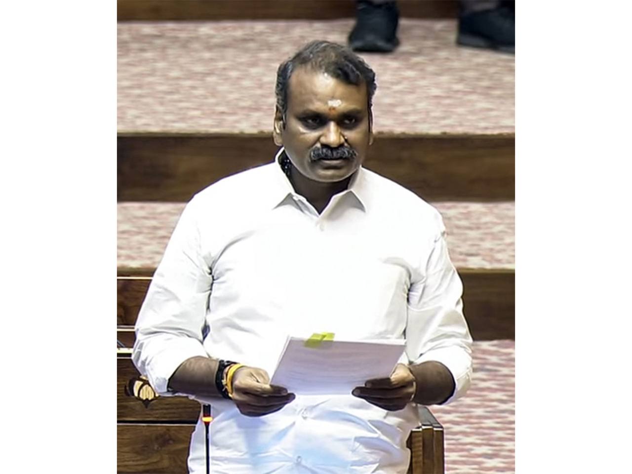 L. Murugan, whose resignation from the Rajya Sabha has triggered a by-election for the Madhya Pradesh seat