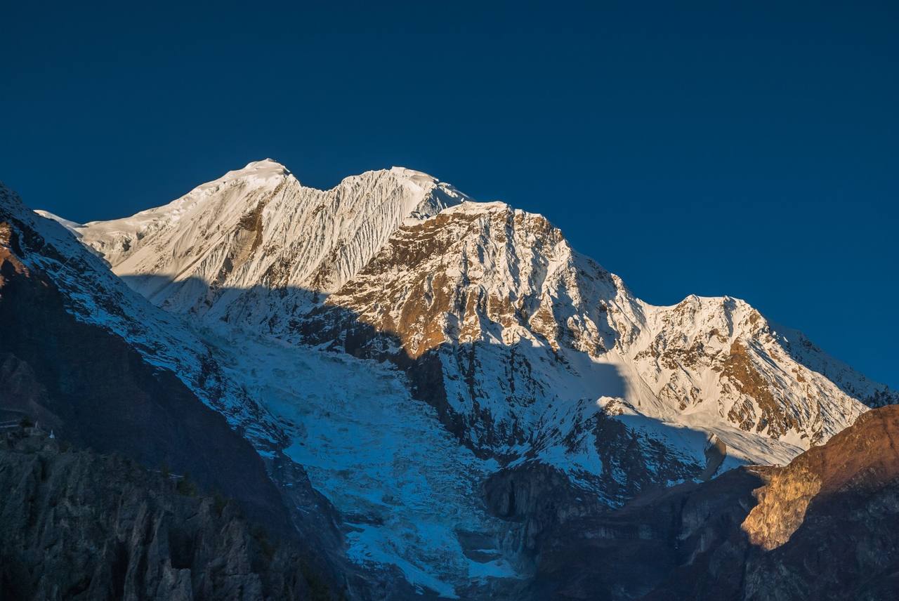 Gangapurna mountain and glacier seen from Manang village in Nepal's Annapurna region (file photo)