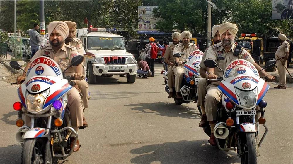 Punjab Police personnel on patrol — file photo