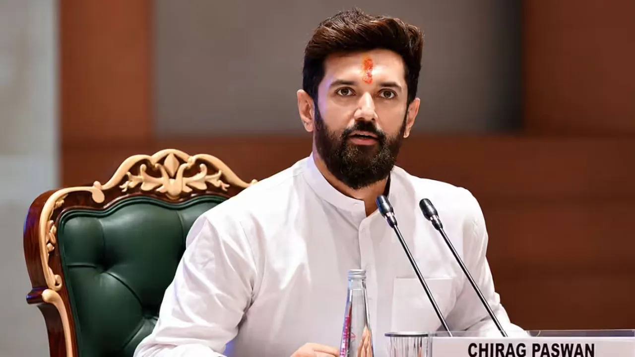 File photo of Union Minister and LJP-Ram Vilas chief Chirag Paswan