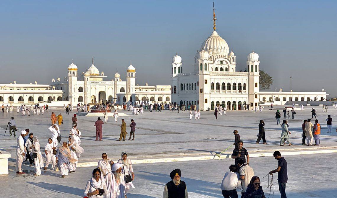 Pilgrims at Gurdwara Darbar Sahib, Kartarpur (file photo)