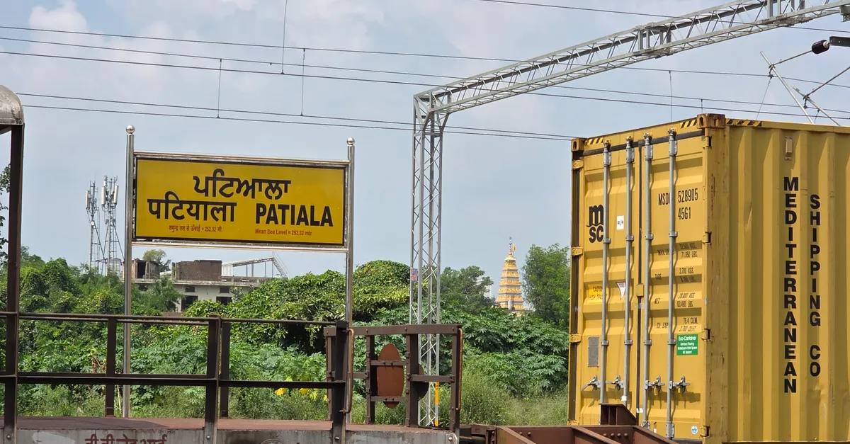 A train at Patiala station in Punjab — file photo
