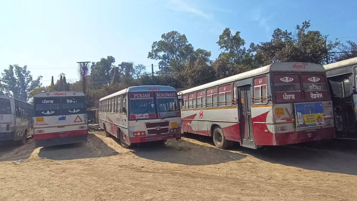 Punjab Roadways buses at a bus stand in Punjab (file photo)