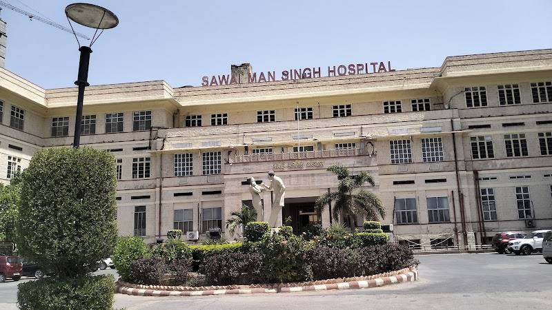 Sawai Man Singh (SMS) Hospital in Jaipur, where the injured were taken for treatment (file photo)