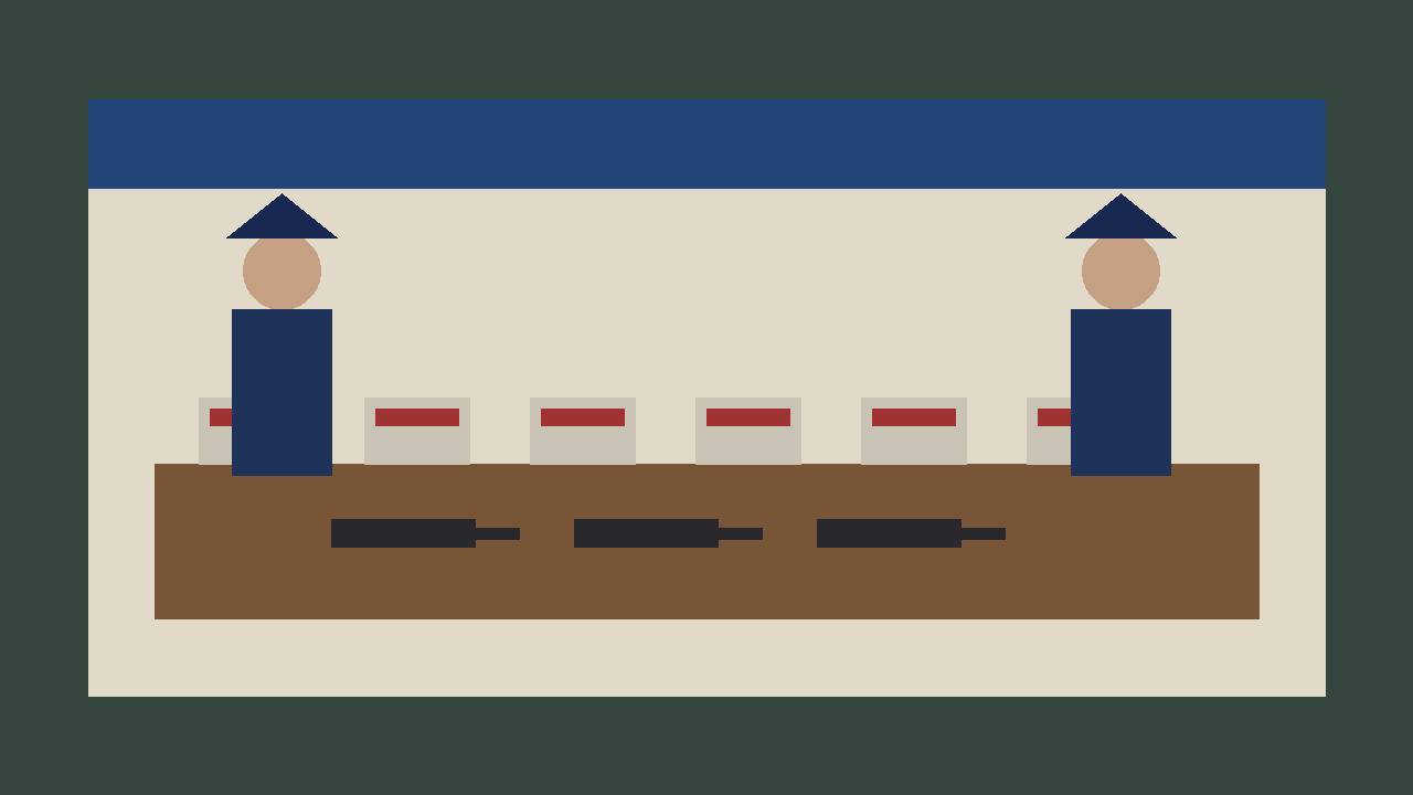 Editorial illustration of generic investigators beside an evidence table with sealed packages, flat style, no real person depicted