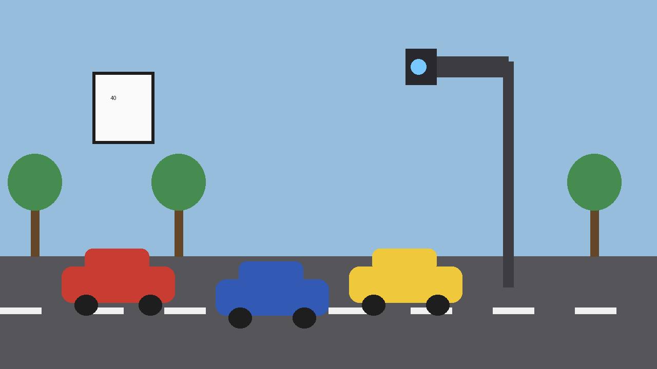 Editorial illustration of a generic speed camera over a road with generic cars, flat style — no actual person or place is depicted